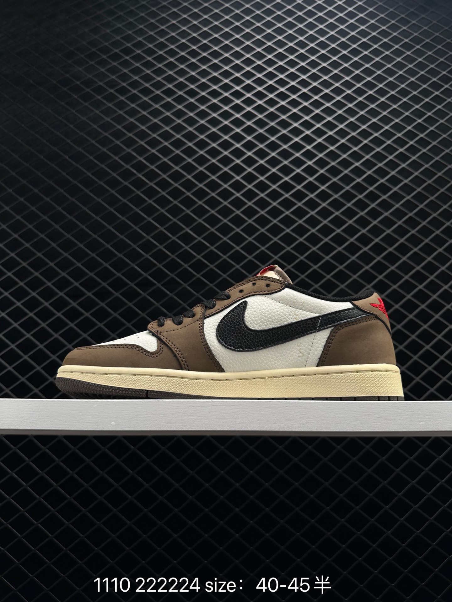 Travis Scott x Air Jordan 1 Low OG “Black Phantom